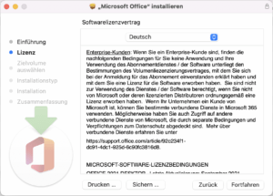 Screenshot macOS