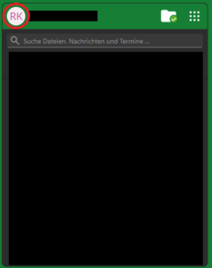Screenshot Sciebo