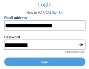 Screenshot Harica