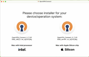Screenshot OpenVPN Connect
