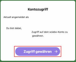 Screenshot Sciebo