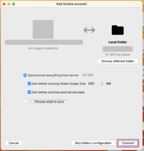 Screenshot MacOS