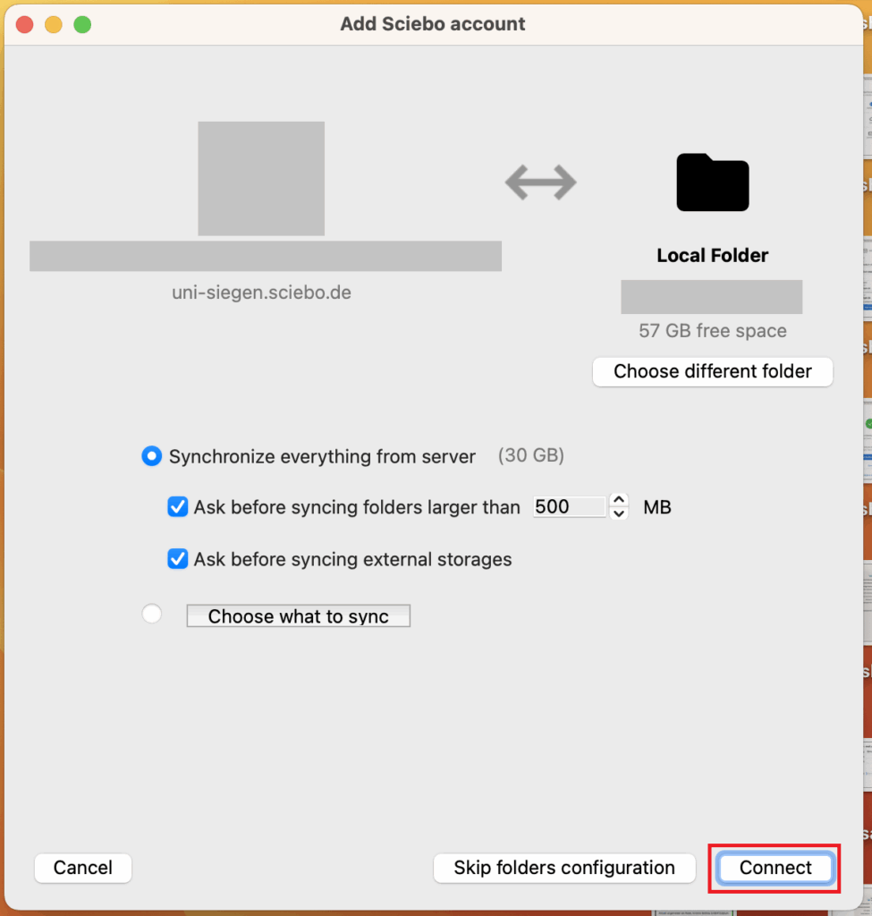 Screenshot MacOS