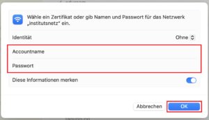 Screenshot MacOS
