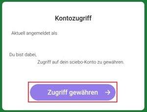 Screenshot Sciebo